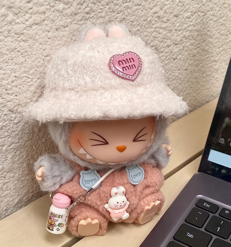 (Only Outfit) Bunny Overalls - Image 2