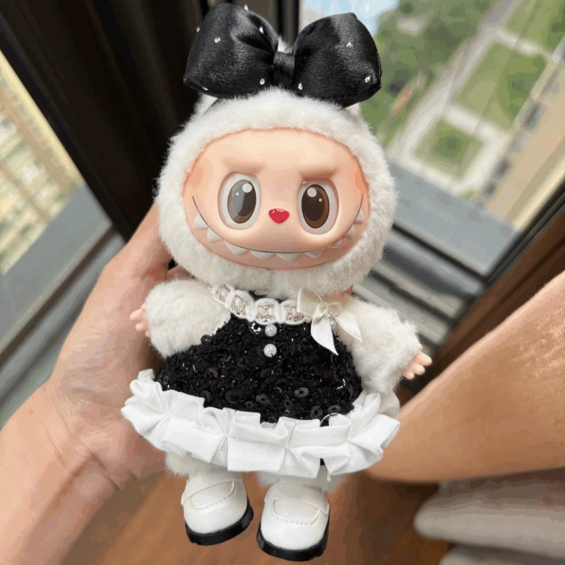 (Only Outfit) Black and White Color Block Dress - Image 2