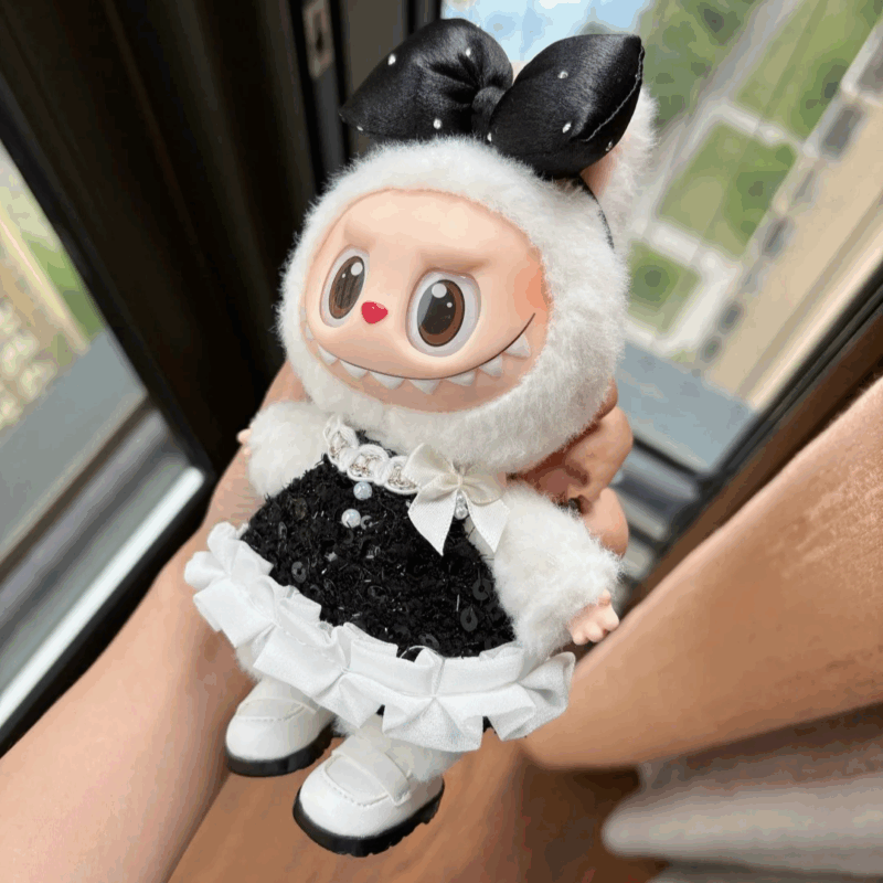 (Only Outfit) Black and White Color Block Dress - Image 3