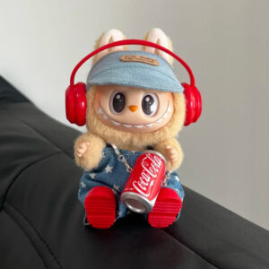 (Only Outfit) Star Overalls with Red Headphones