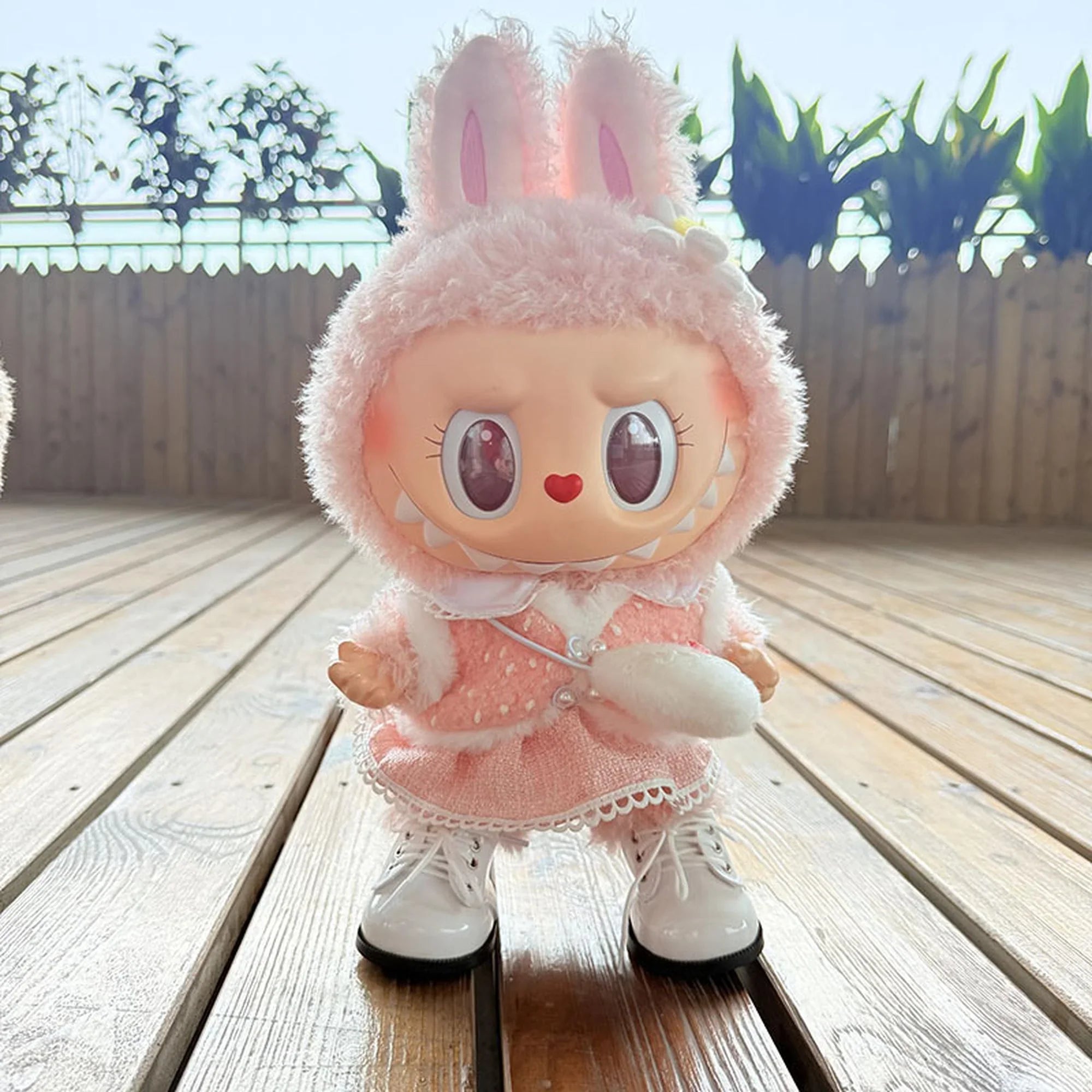 (Only Outfit) Pink Lace-Up Dress