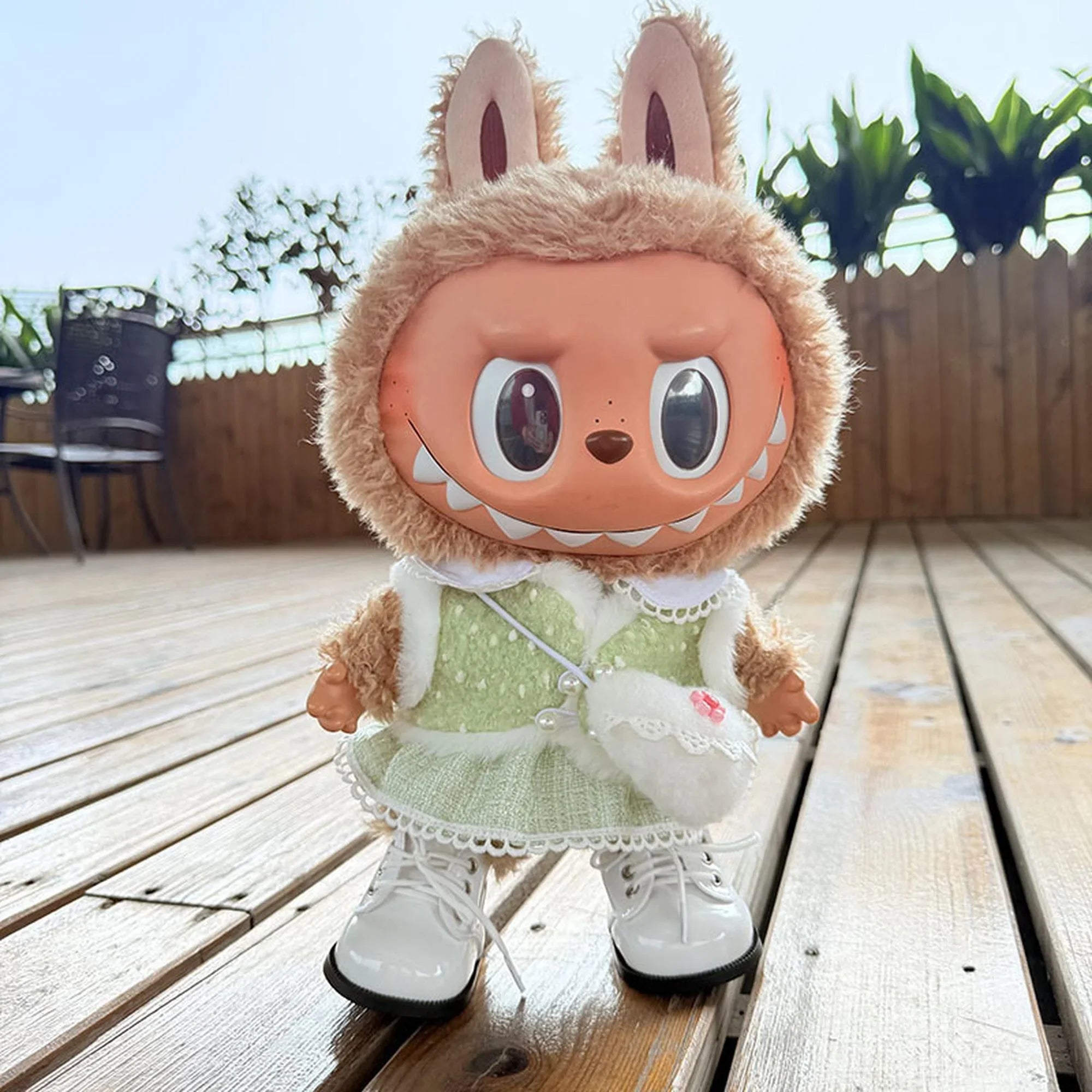 (Only Outfit) White Lace-Up Dress