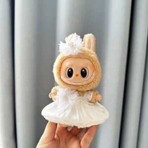(Only Outfit) White Pleated Floral Gown
