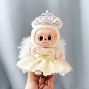 (Only Outfit) White Princess Shoes & Crown Angel Outfit