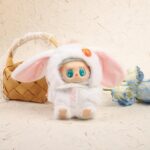 (Only Outfit) White Rabbit Mink Fur