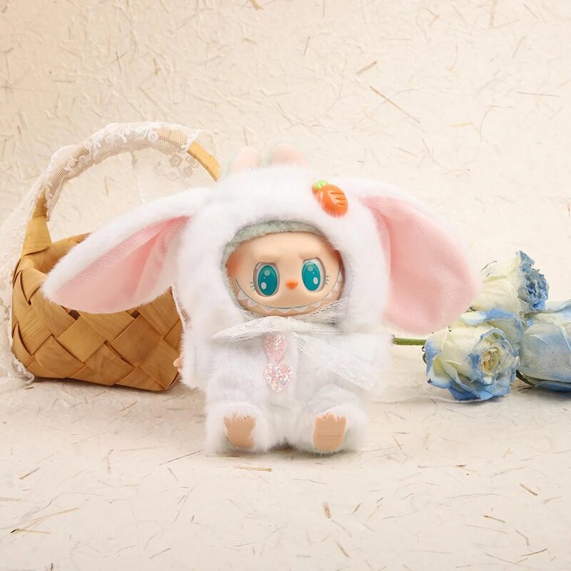 (Only Outfit) White Rabbit Mink Fur