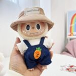 (Only Outfit) White Shirt With Carrot Overalls & Small Hat