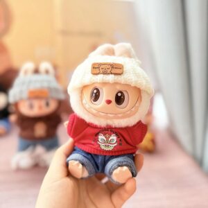 (Only Outfit) White Snapback Hat & Lion Dance Hero Hoodie