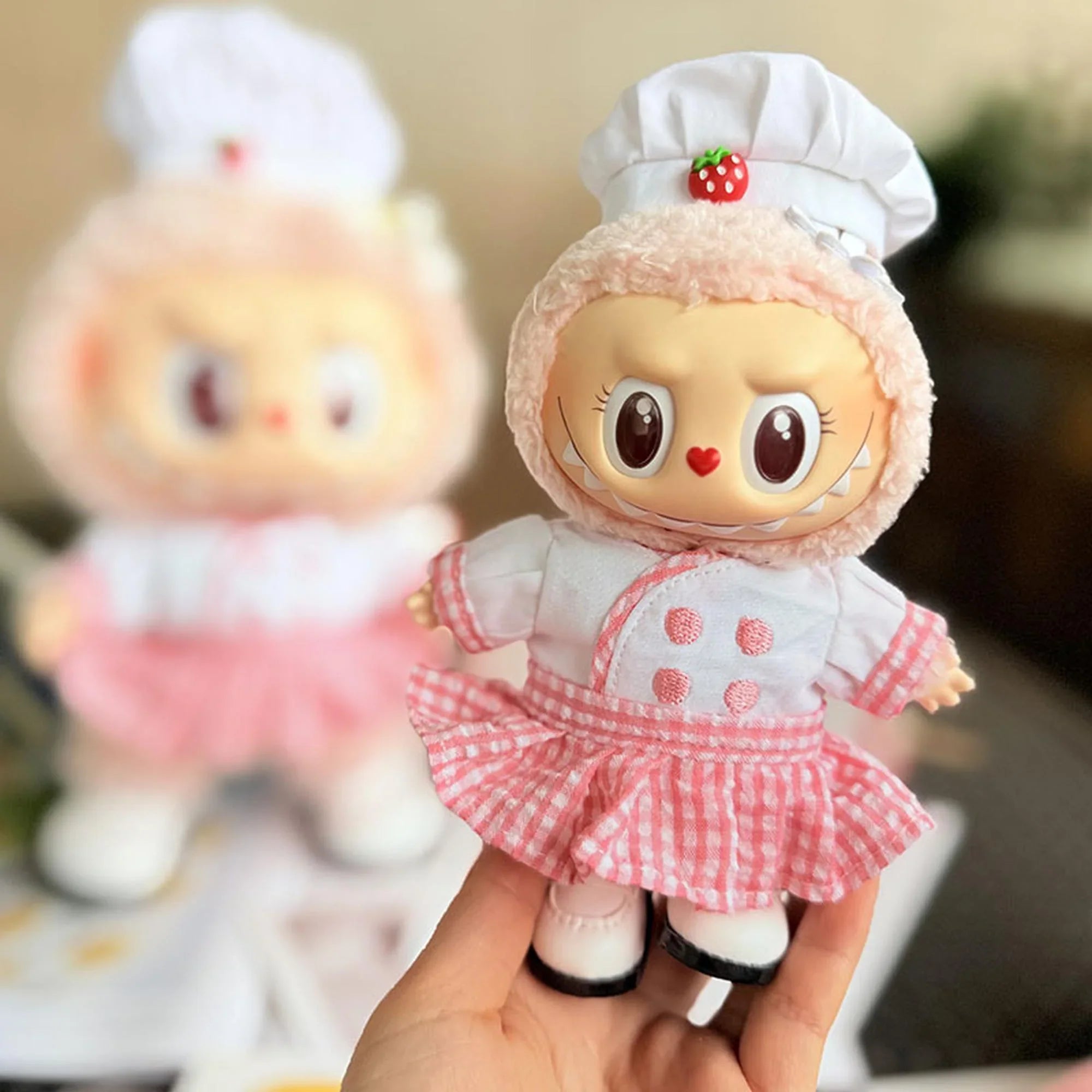 (Only Outfit) Strawberry Chef Set