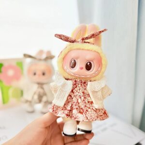 (Only Outfit) Red Floral Dress & Sweater Jacket