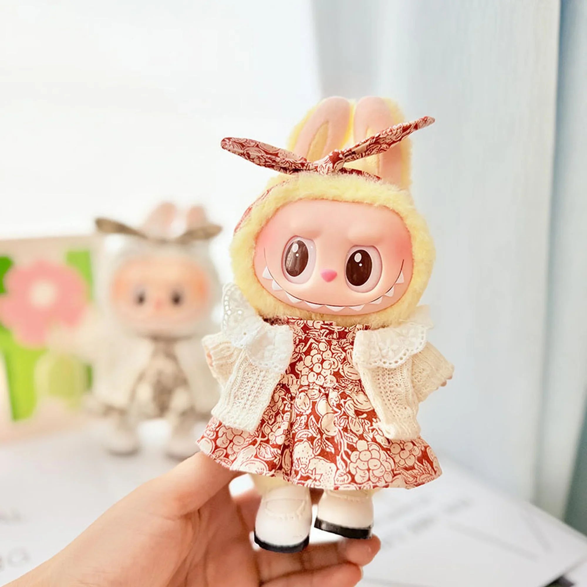 (Only Outfit) Red Floral Dress & Sweater Jacket