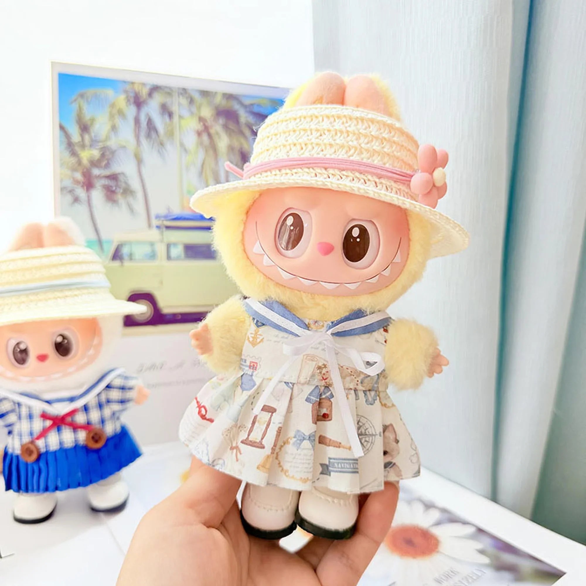 (Only Outfit) Sailing Penguin Dress Set