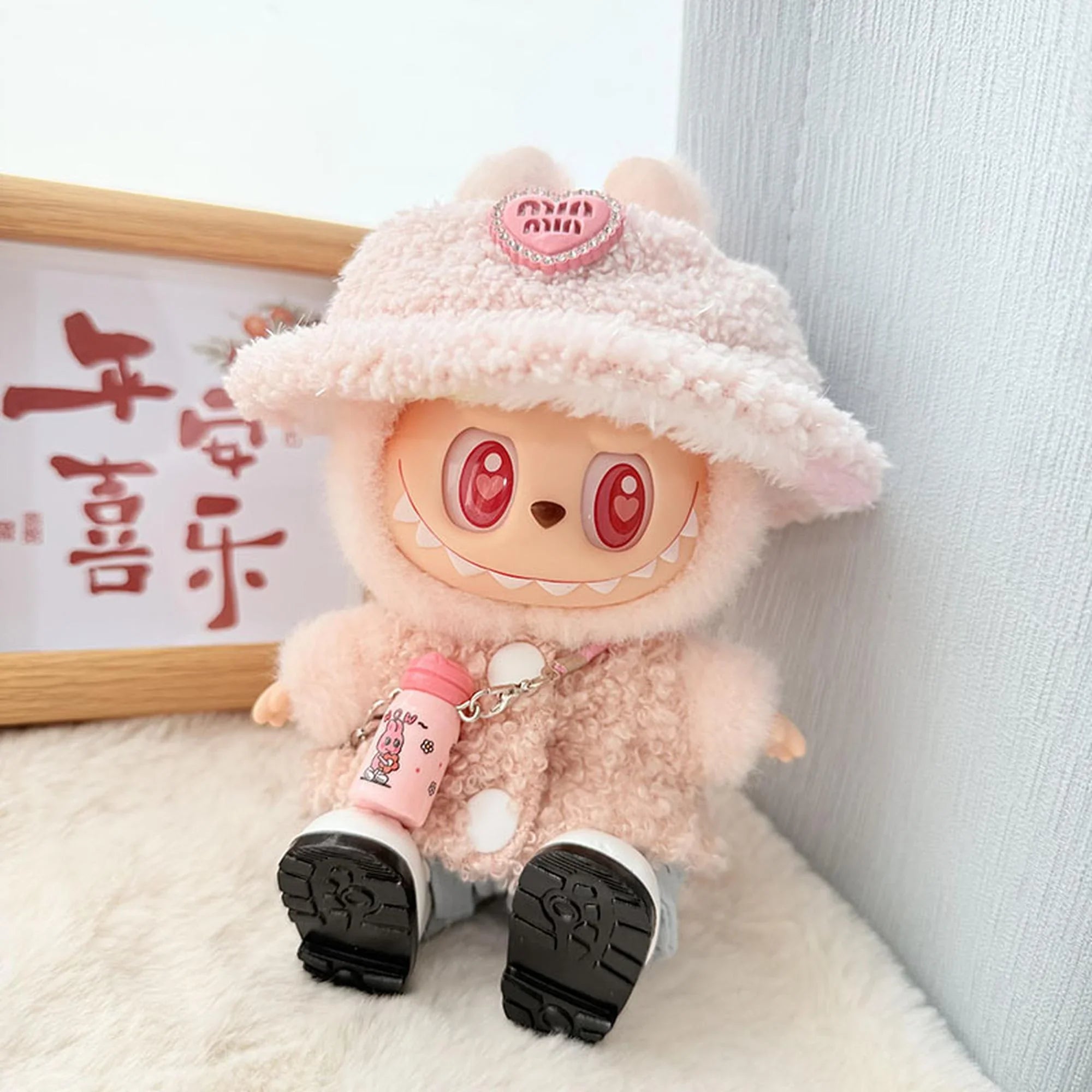 (Only Outfit) Pink Diamond Hat & Sweater