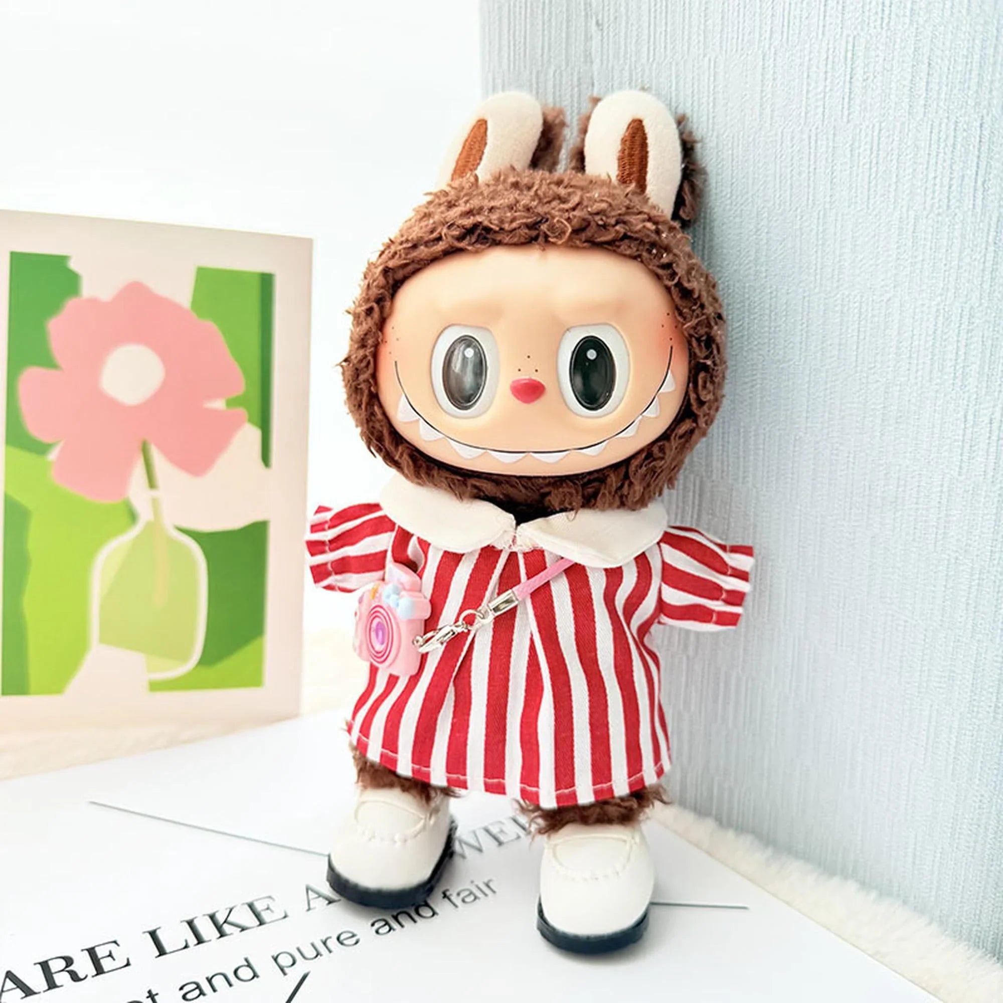 (Only Outfit) Spring Outing Red Striped Dress Set