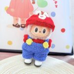 (Only Outfit) White Square-Toe Shoes & Super Mario
