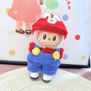 (Only Outfit) White Square-Toe Shoes & Super Mario