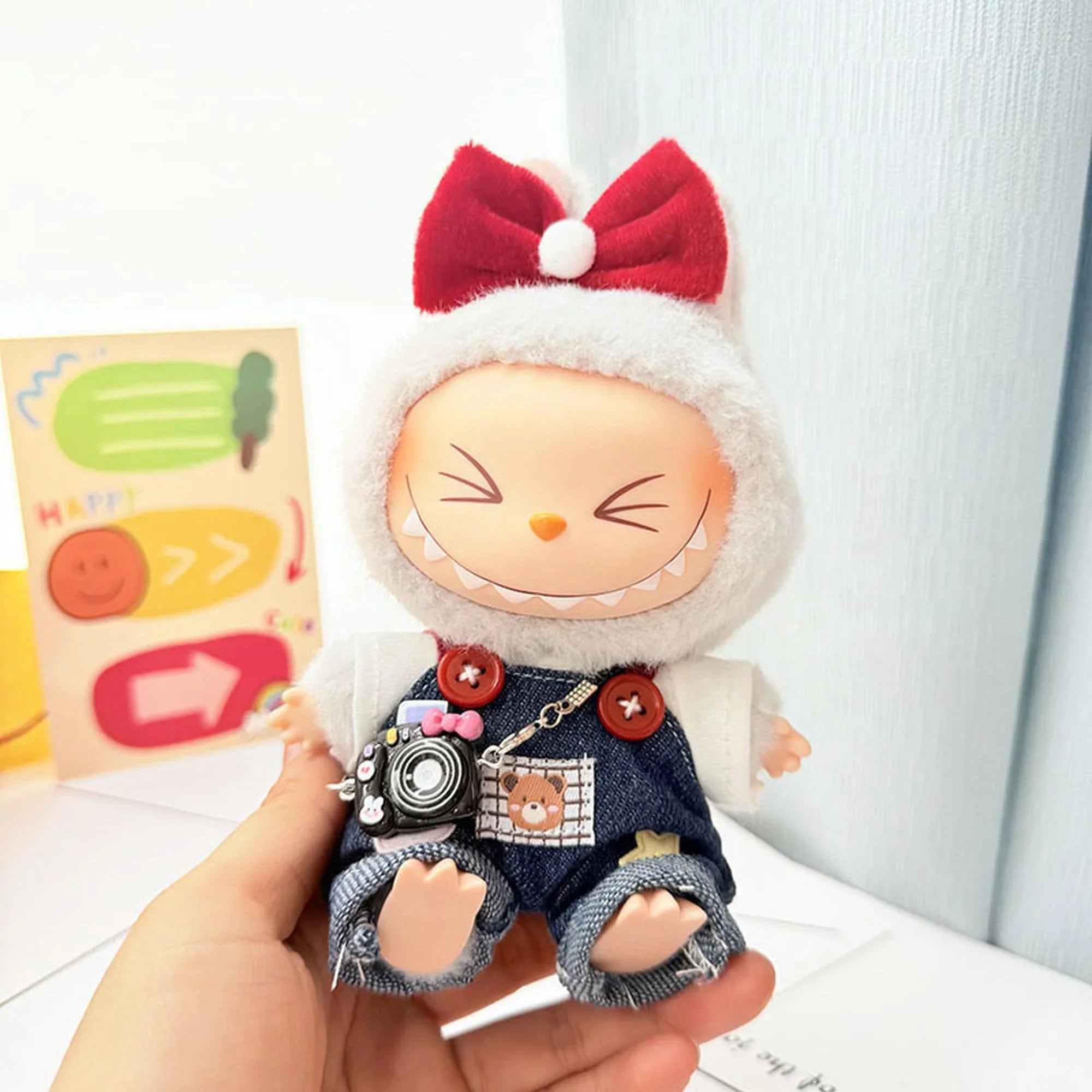 (Only Outfit) Bear Denim Overalls Set