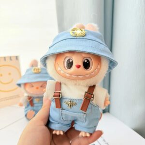 (Only Outfit) White Tee & Sky Blue Gg Two-Piece Set