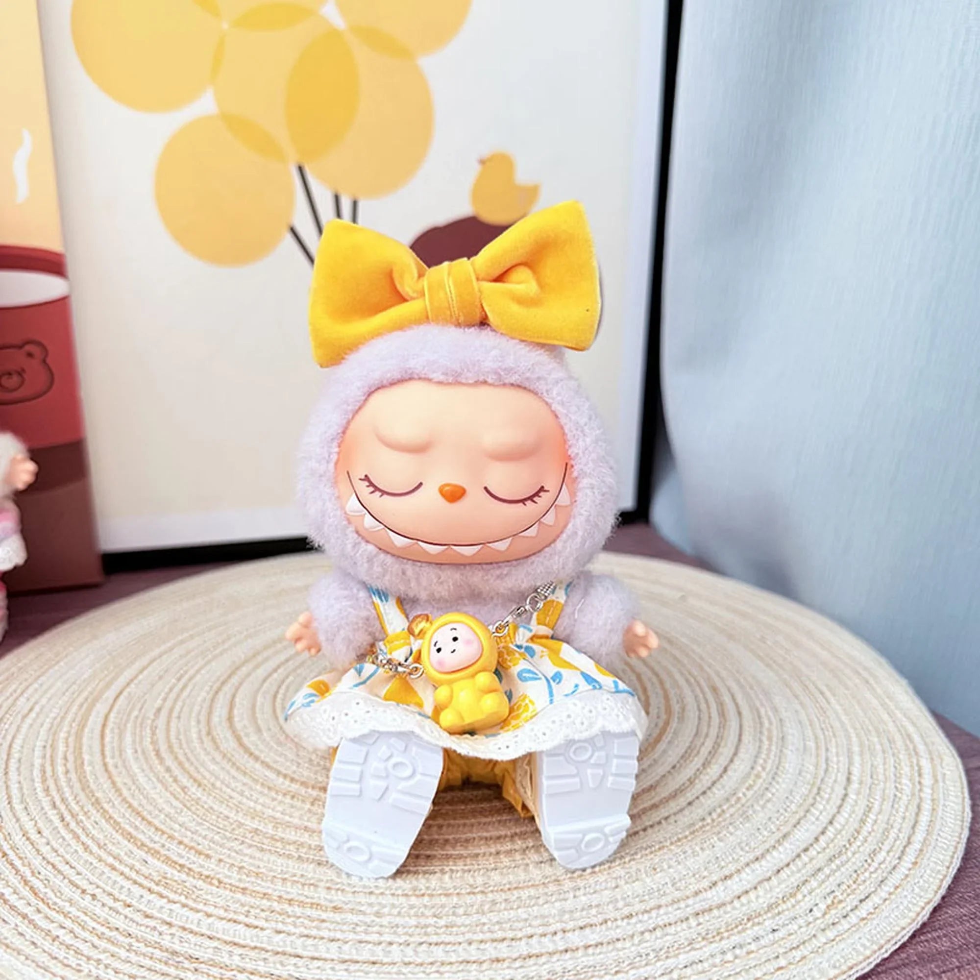 (Only Outfit) Yellow Blue Floral Dress