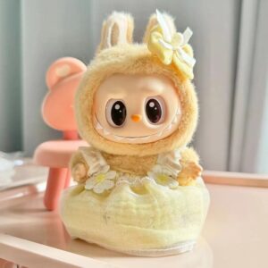 (Only Outfit) Yellow Daisy Overalls
