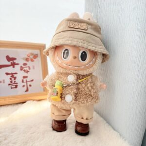(Only Outfit) Brown Double-Buckle Sweater Set