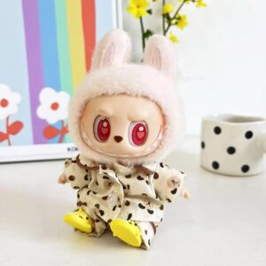 (Only Outfit) Milk Tea Puppy Pajama Set