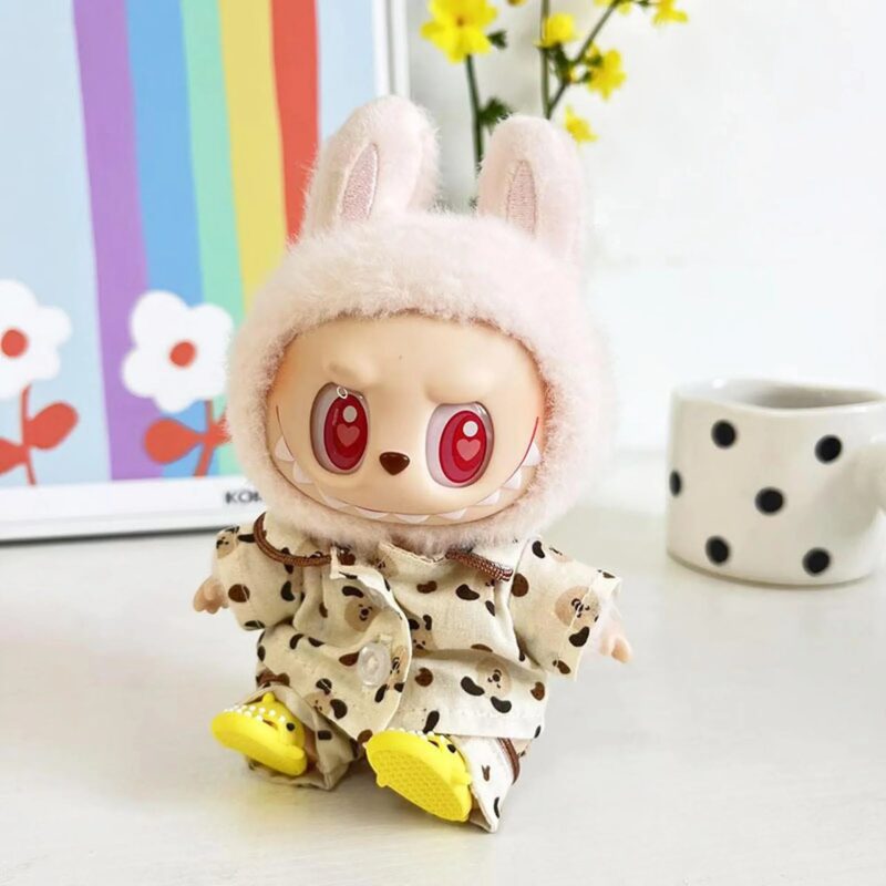 (Only Outfit) Milk Tea Puppy Pajama Set