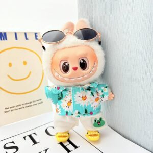 (Only Outfit) Yellow Shark Shoes & Sky Blue Beach Set
