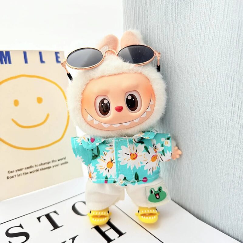 (Only Outfit) Yellow Shark Shoes & Sky Blue Beach Set