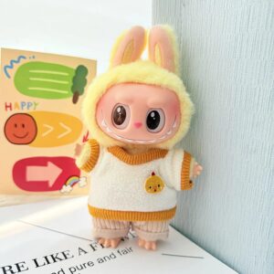 (Only Outfit) Yellow Velour Two-Piece Set