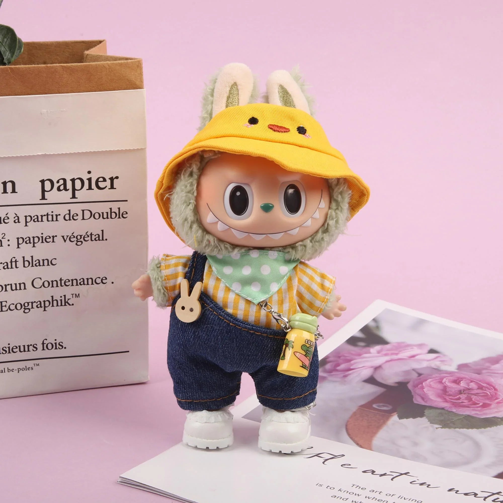 (Only Outfit) One-Shoulder Yellow Duck Set