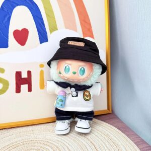 (Only Outfit) Campus Style White Tee with Blue Pants