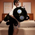 Arrayah the Blue Eye Black Cat Plushie