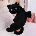 Kawaii Black Cat with Wings Plushies