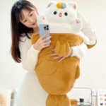 Large Kawaii Taiyaki Bone Carrot Animal Plushie Collection