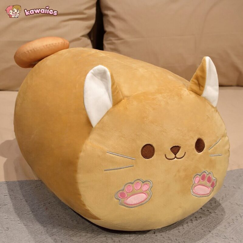 Long Kawaii Shiba Inu Cat Pillow Plush - Image 3