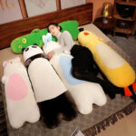 Long Snuggly Animal Family Plushies