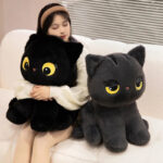 Luna & Misty the Fluffy Sitting Cat Plushies