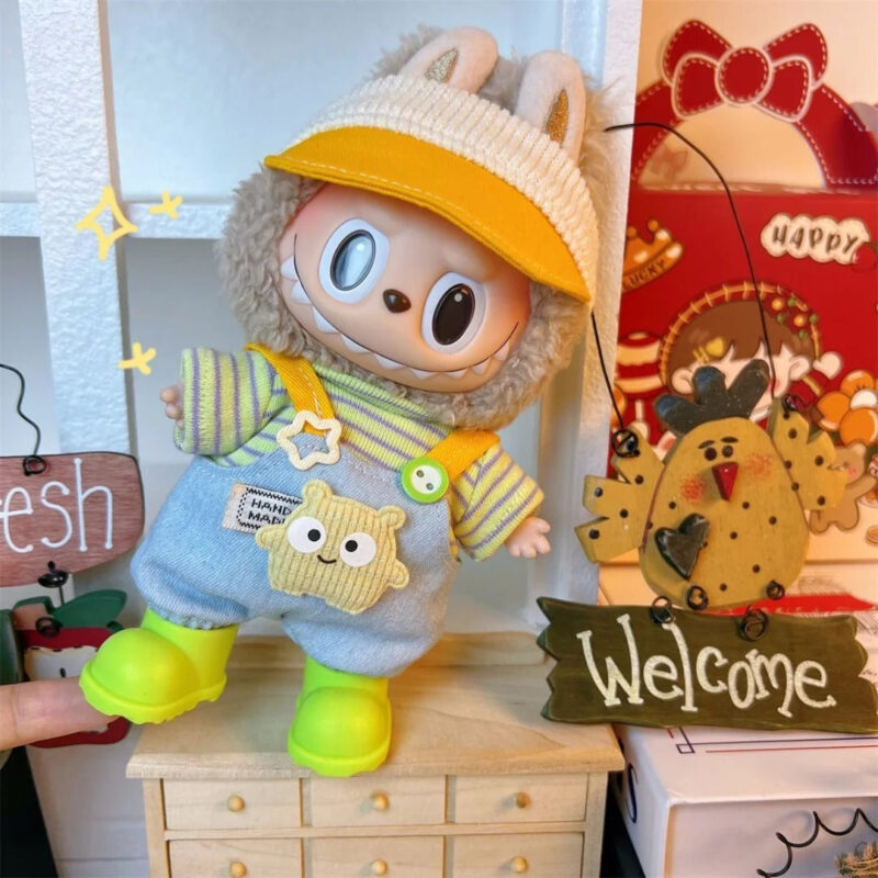 (Only Outfit) Cute Character Overalls - Image 3