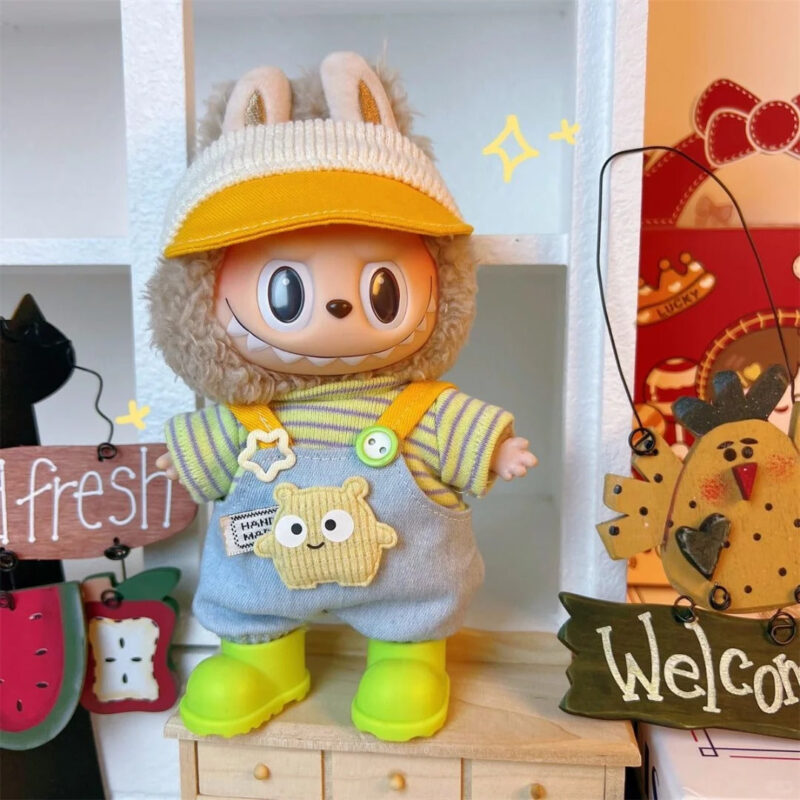 (Only Outfit) Cute Character Overalls - Image 4